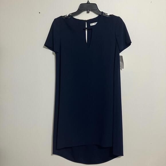 Trina Turk Luxury Navy Keyhole Women's Dress Size 0-New $258 - Picture 1 of 4